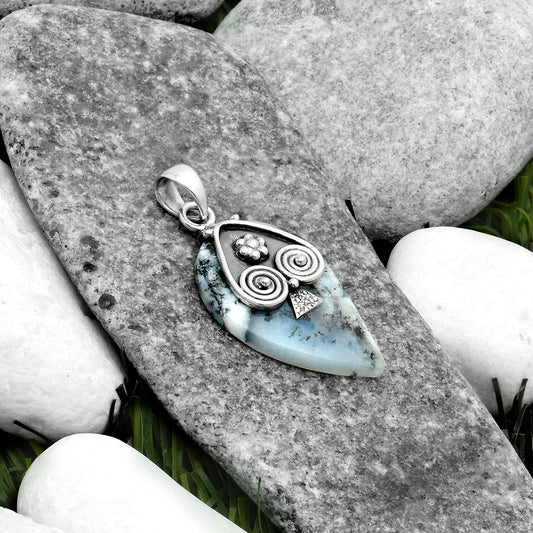 Merlinite Dendritic Opal - Turkey Pendant P-1388 SDP115944