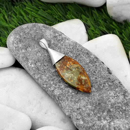 Natural Sutured Ammonite - Madagascar Pendant P-1016 SDP116597