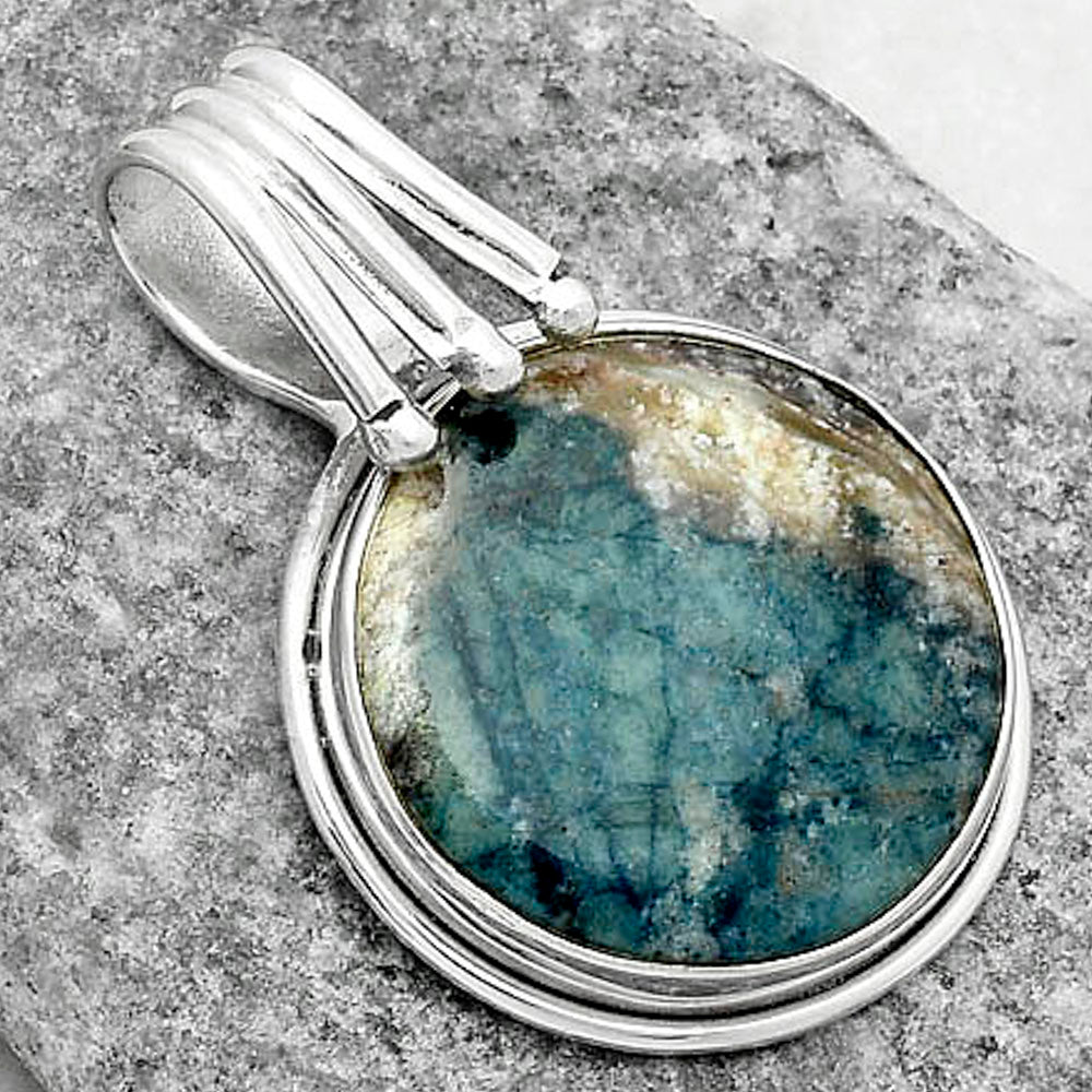 Natural Blue Scheelite - Turkey Pendant P-1664 SDP116744