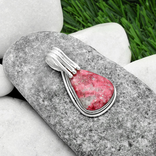 Natural Pink Thulite - Norway Pendant P-1664 SDP116759