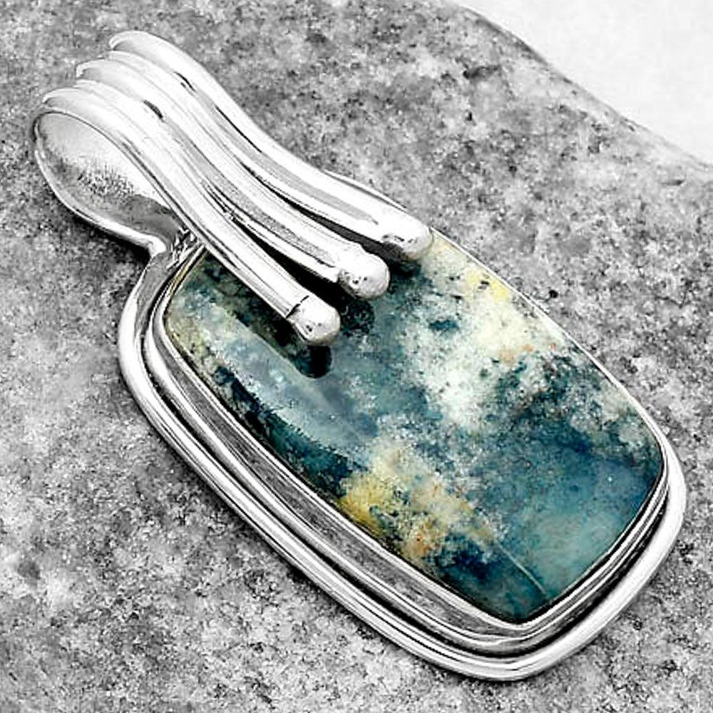 Natural Blue Scheelite - Turkey Pendant P-1664 SDP116777