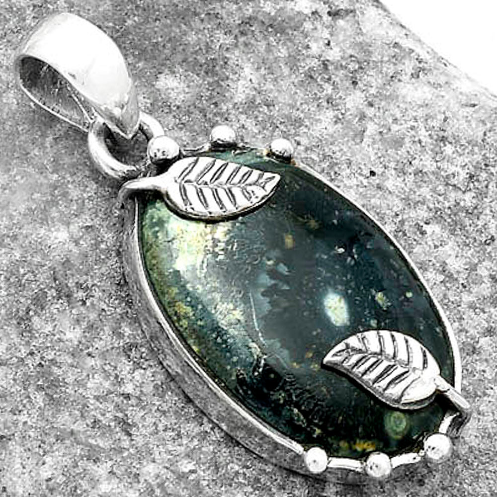 Natural Star Galaxy Jasper Pendant P-1226 SDP116858