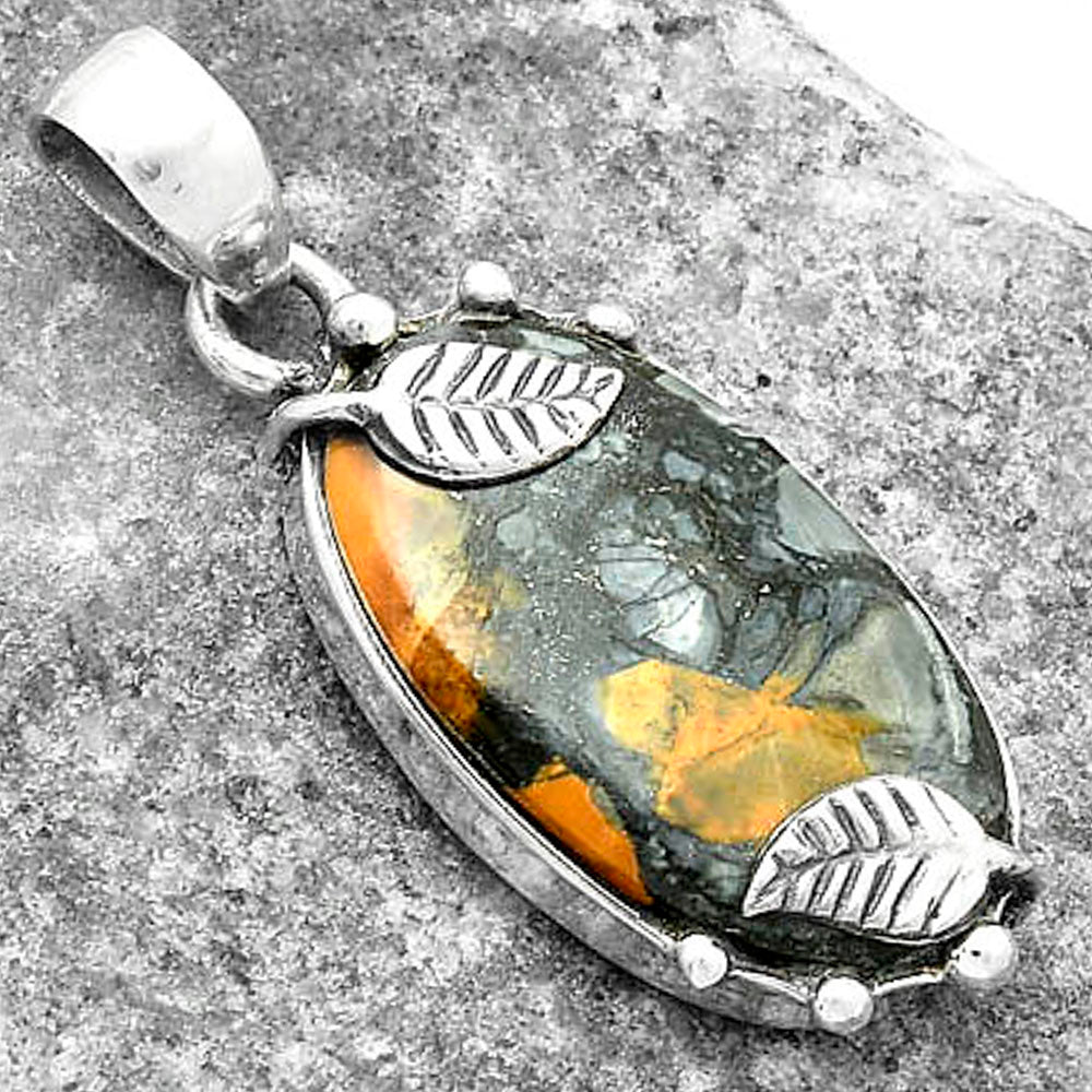 Natural Maligano Jasper - Indonesia Pendant P-1226 SDP116859