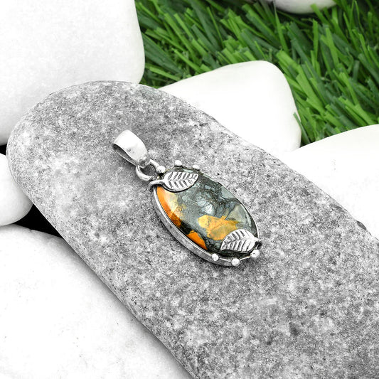 Natural Maligano Jasper - Indonesia Pendant P-1226 SDP116859