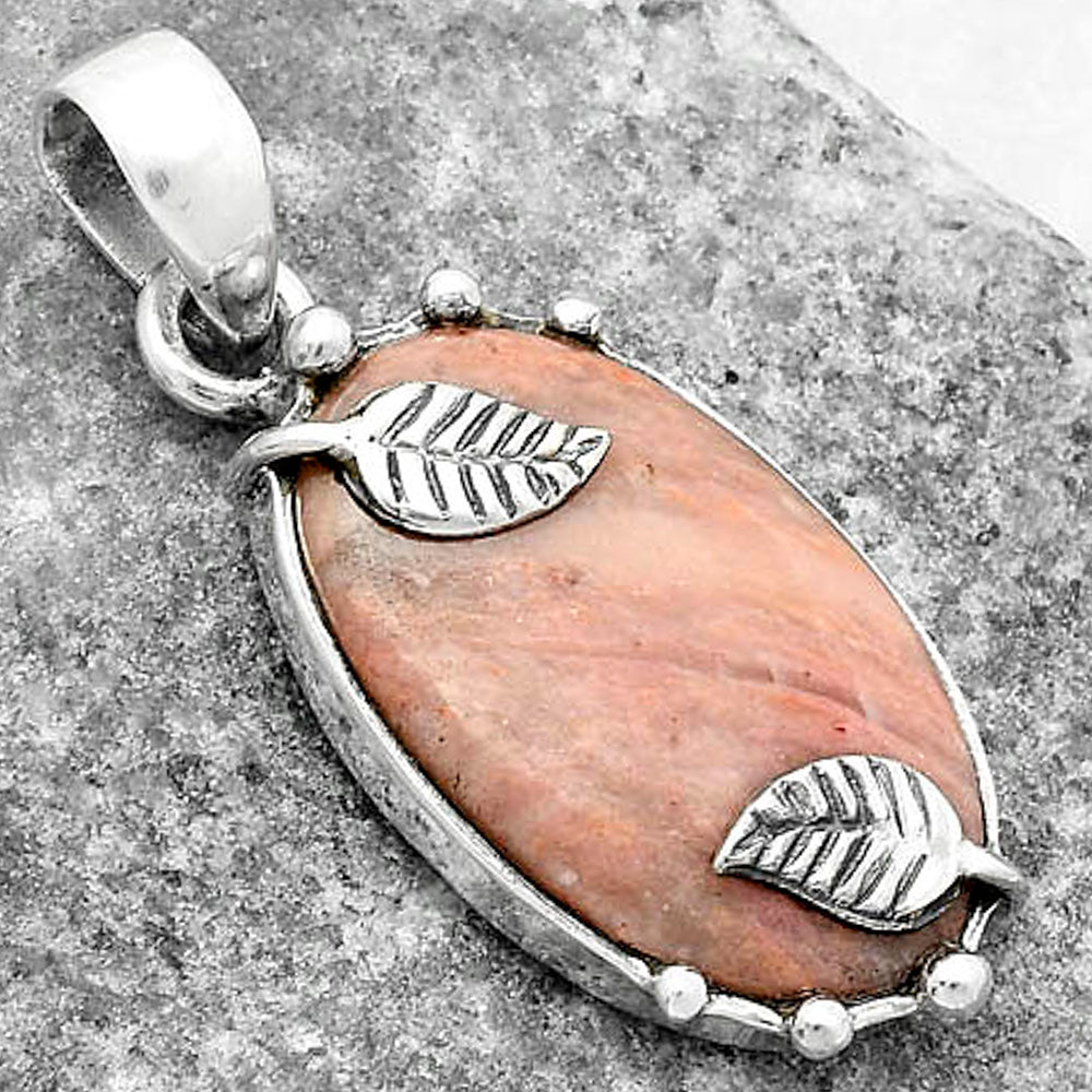 Natural Pink Tulip Quartz Pendant P-1226 SDP116876