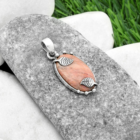 Natural Pink Tulip Quartz Pendant P-1226 SDP116876