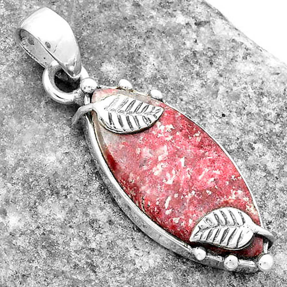 Natural Pink Thulite - Norway Pendant P-1226 SDP116882