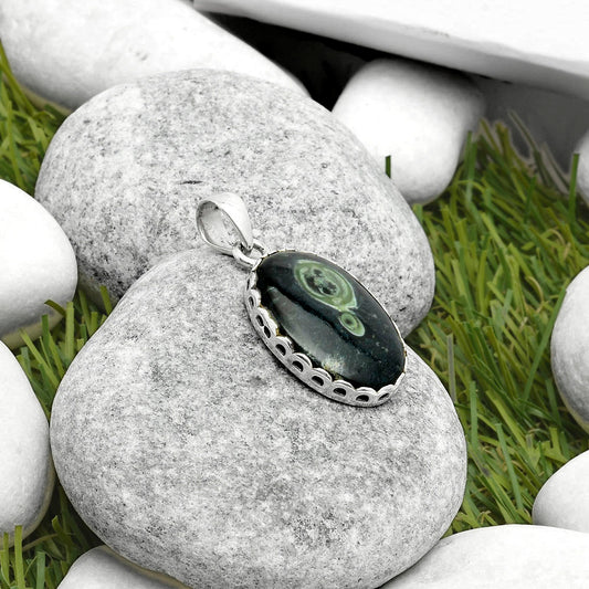 Natural Star Galaxy Jasper Pendant P-1637 SDP117093