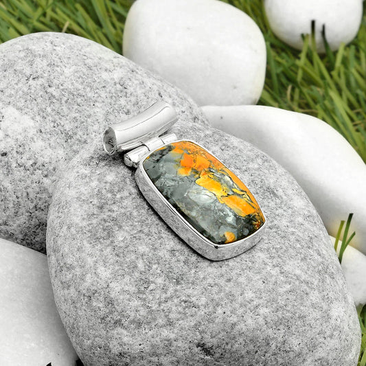 Natural Maligano Jasper - Indonesia Pendant P-1621 SDP117154