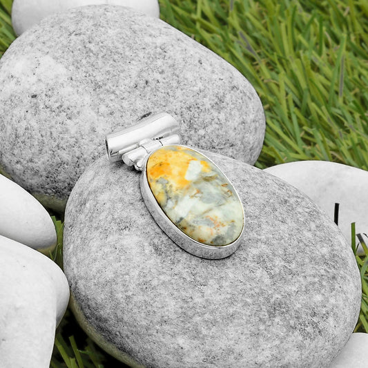 Natural Maligano Jasper - Indonesia Pendant P-1621 SDP117181