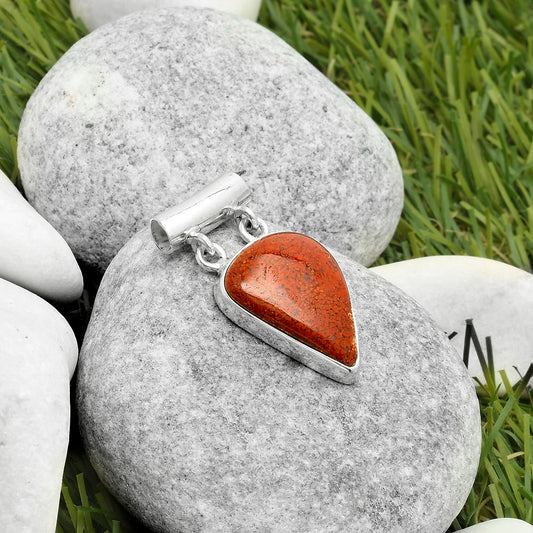 Natural Red Moss Agate Pendant P-1198 SDP117289