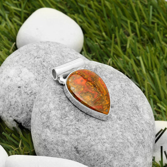 Natural Rare Cady Mountain Agate Pendant P-1259 SDP117432