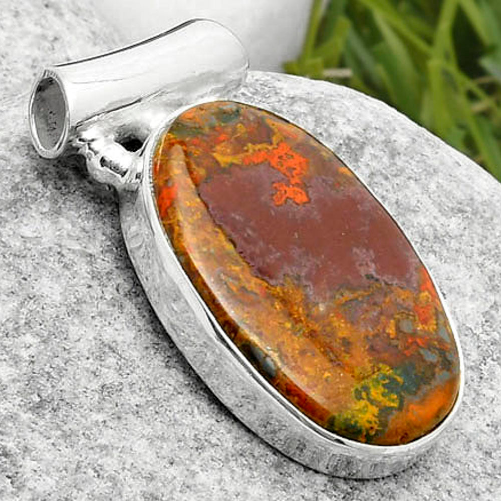 Natural Rare Cady Mountain Agate Pendant P-1259 SDP117449