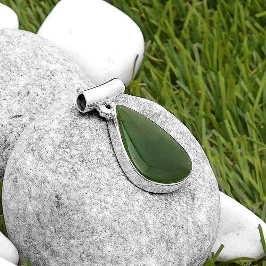 Natural Chrome Chalcedony Pendant P-1259 SDP117456