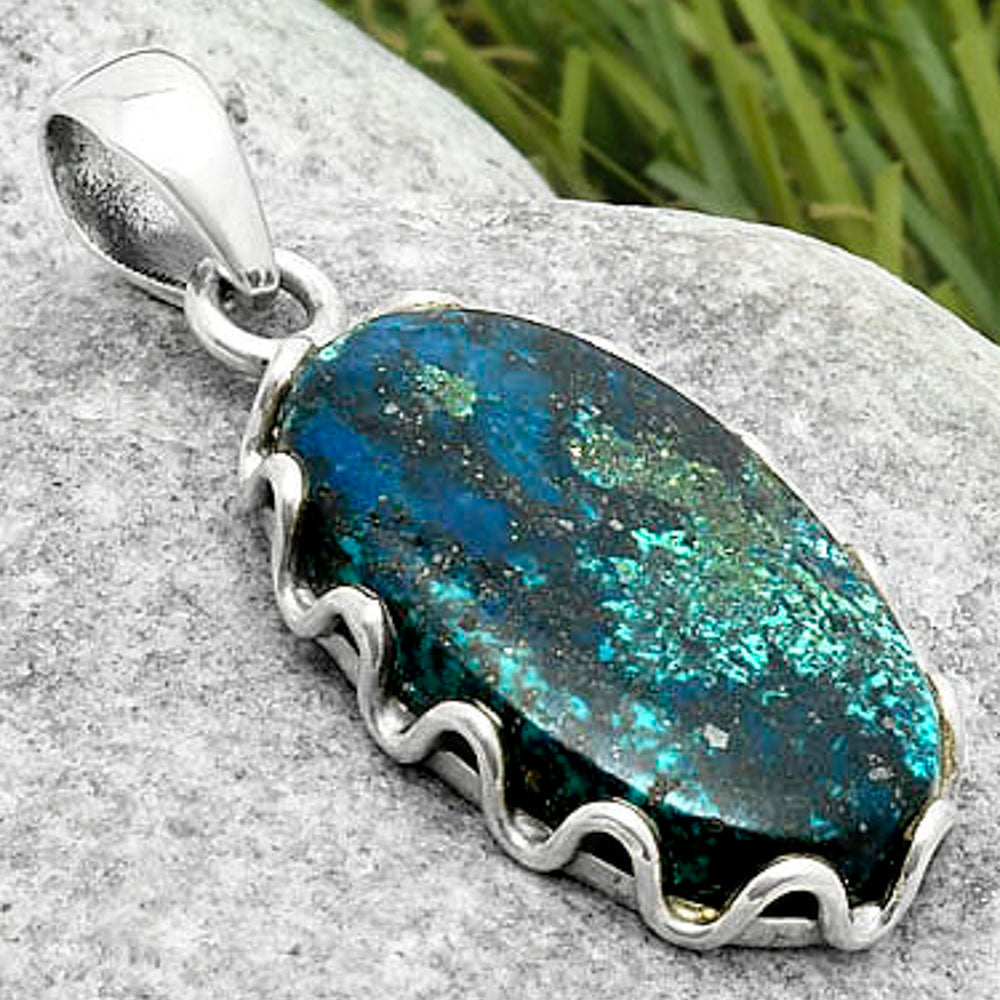 Natural Shattuckite - USA Pendant P-1624 SDP117582