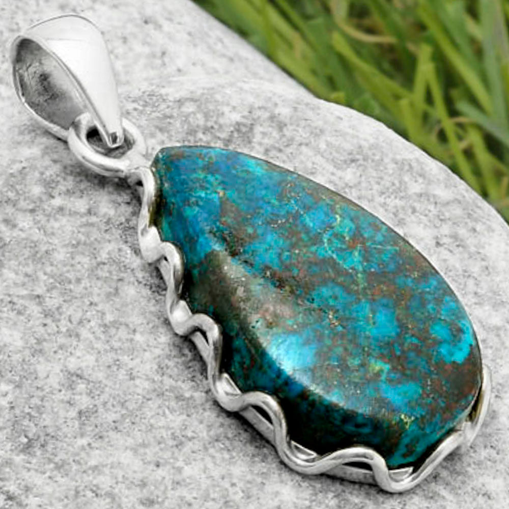 Natural Shattuckite - USA Pendant P-1624 SDP117612