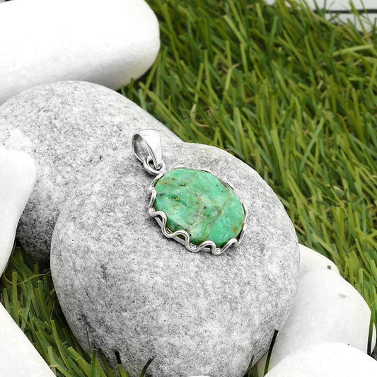 Natural Larsonite Jasper Pendant P-1624 SDP117621