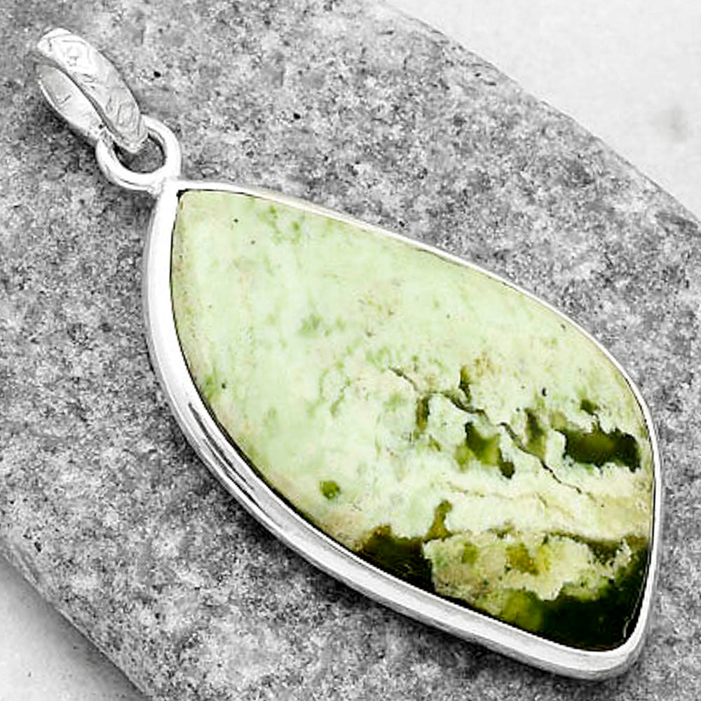 Natural Chrome Chalcedony Pendant P-1001 SDP118195