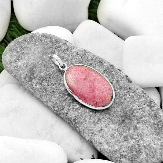 Natural Rhodonite Pendant P-1001 SDP118200