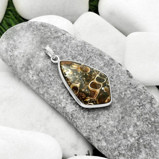 Natural Turtella Jasper - USA Pendant P-1001 SDP118229