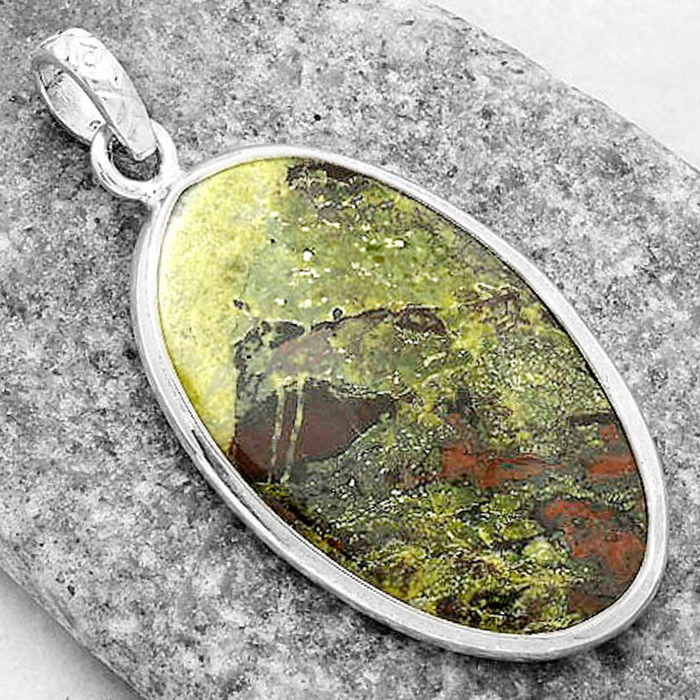 Dragon Blood Stone - South Africa Pendant P-1001 SDP118232