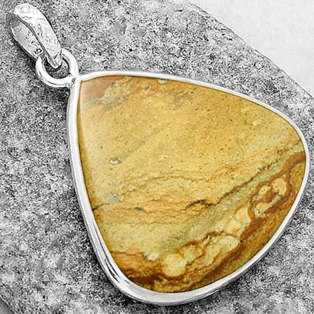 Natural Picture Jasper Pendant P-1001 SDP118317
