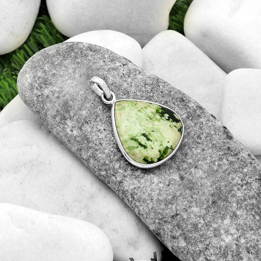 Natural Chrome Chalcedony Pendant P-1001 SDP118324