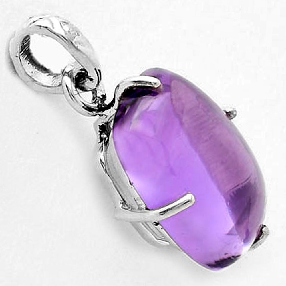 Natural Amethyst Cab - Brazil Pendant P-1013 SDP118464