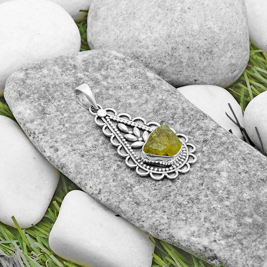 Natural Rare Kornerupine Rough Pendant P-1033 SDP118618