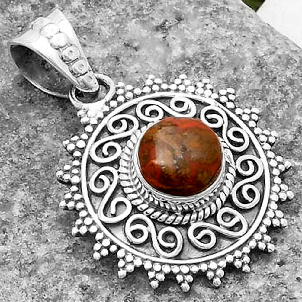 Filigree - Rare Cady Mountain Agate Pendant P-1214 SDP118663