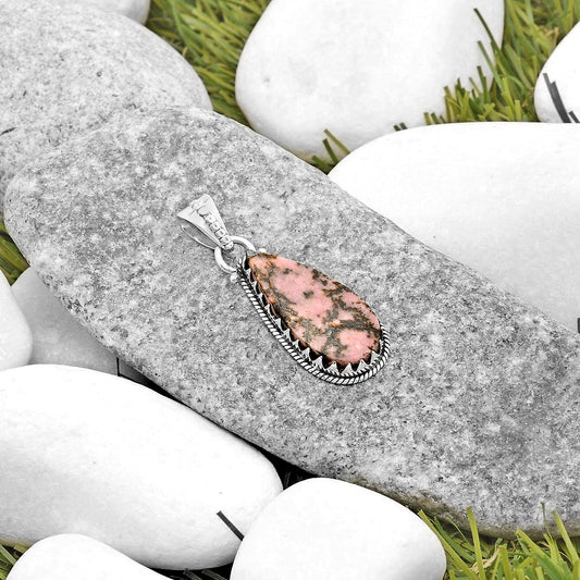 Natural Rhodonite Pendant P-1515 SDP118698