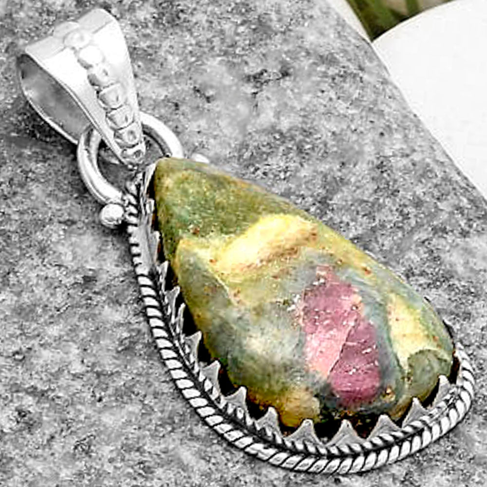 Natural Ruby In Fuchsite Pendant P-1515 SDP118711