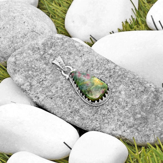 Natural Ruby In Fuchsite Pendant P-1515 SDP118714