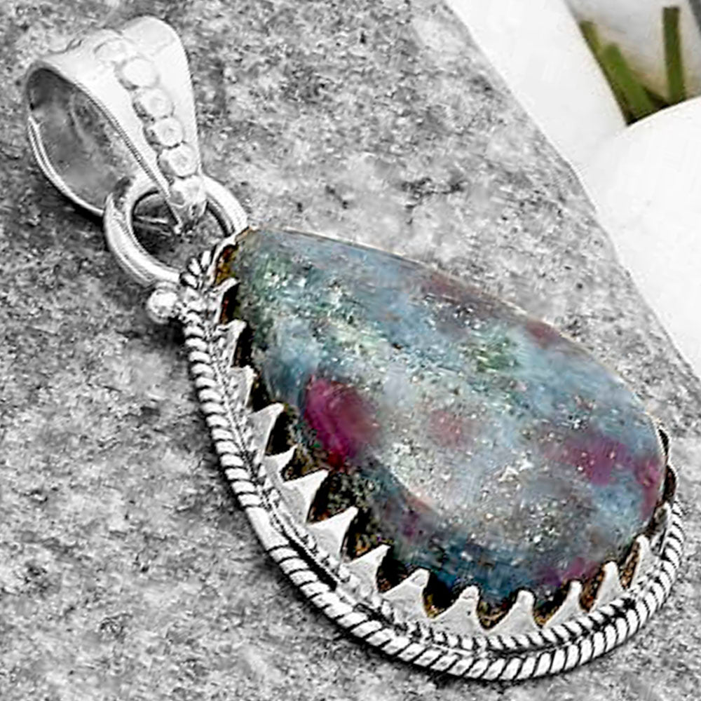 Natural Ruby In Kyanite Pendant P-1515 SDP118718