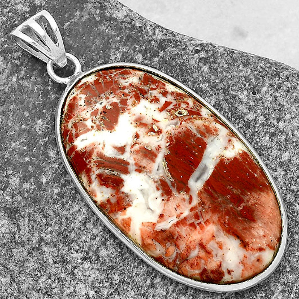 Natural Rosetta Picture Jasper Pendant P-1001 SDP118953