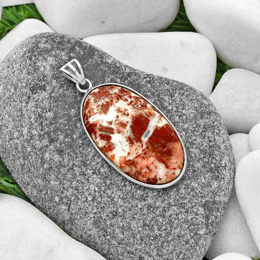 Natural Rosetta Picture Jasper Pendant P-1001 SDP118953