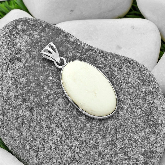 Natural White Scolecite Pendant P-1001 SDP119067