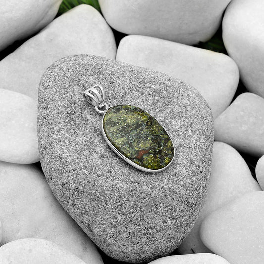 Dragon Blood Stone - South Africa Pendant P-1001 SDP119162