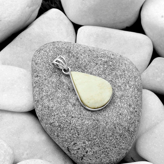 Natural White Scolecite Pendant P-1001 SDP119224