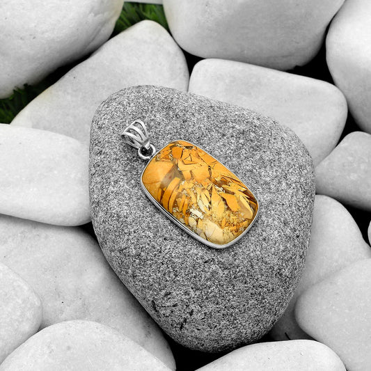 Natural Brecciated Mookaite Pendant P-1001 SDP119230