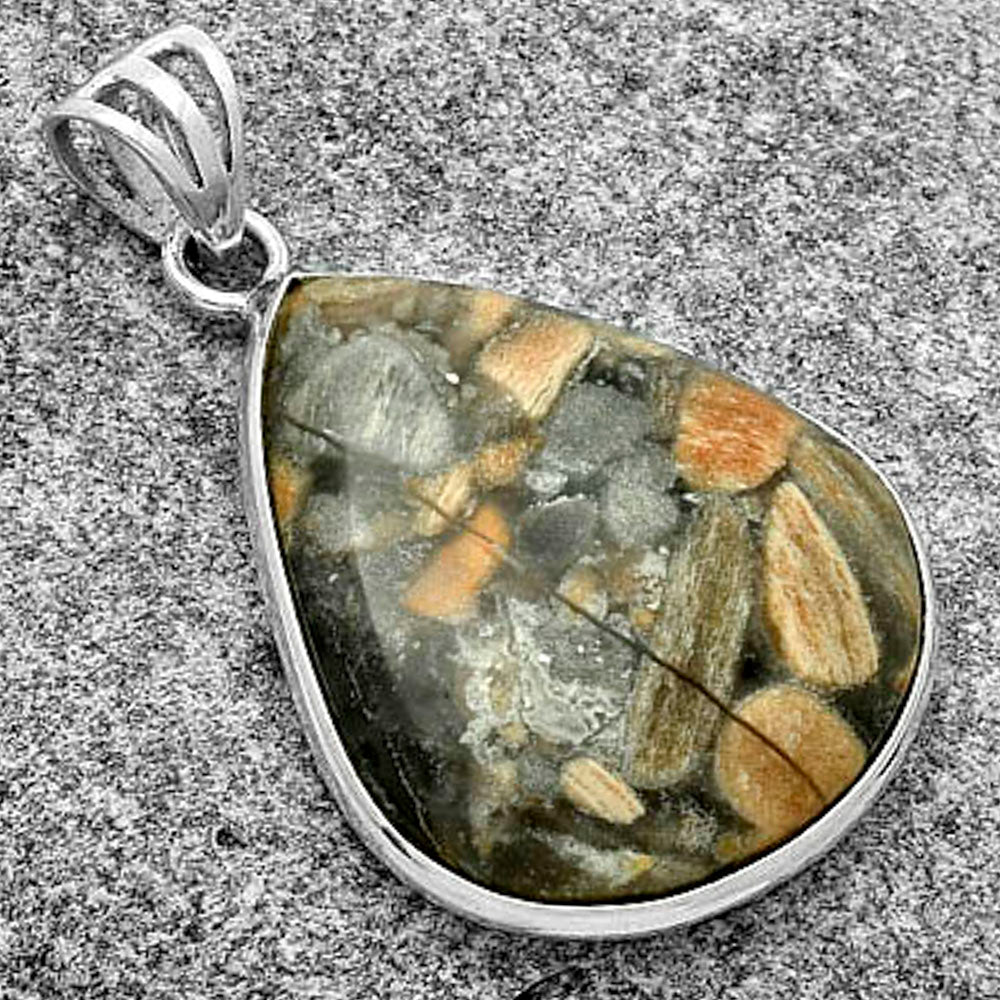 Natural Tabu Jasper Pendant P-1001 SDP119236