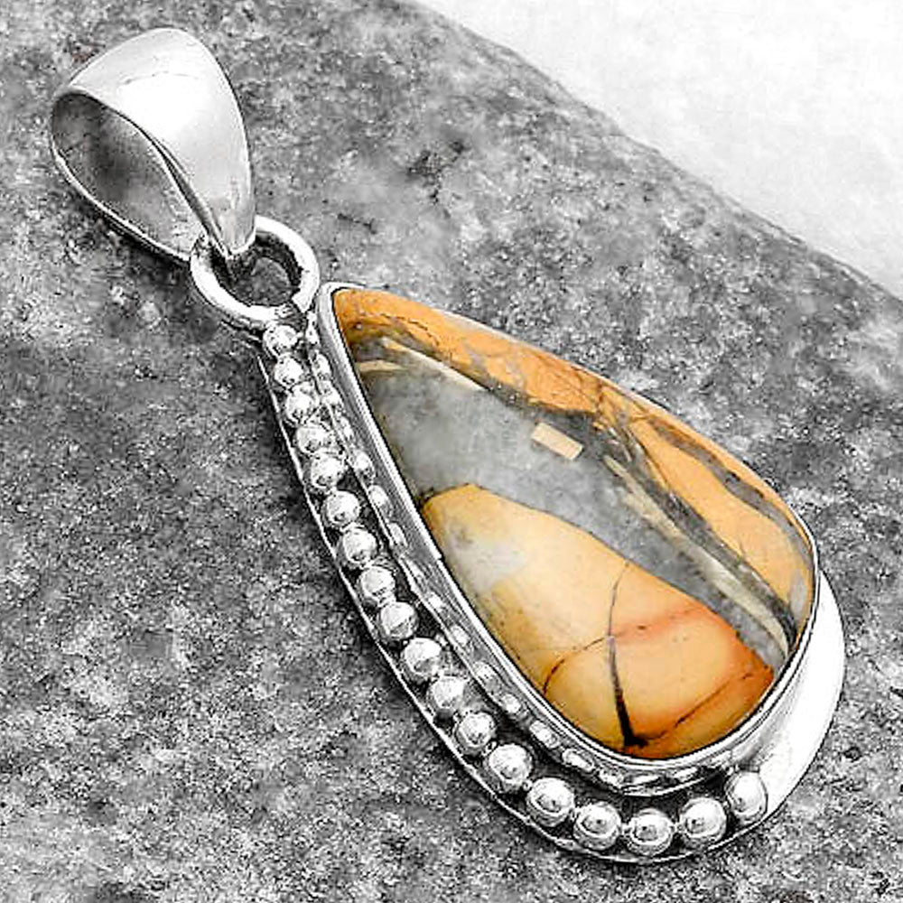 Natural Maligano Jasper - Indonesia Pendant P-1326 SDP119759