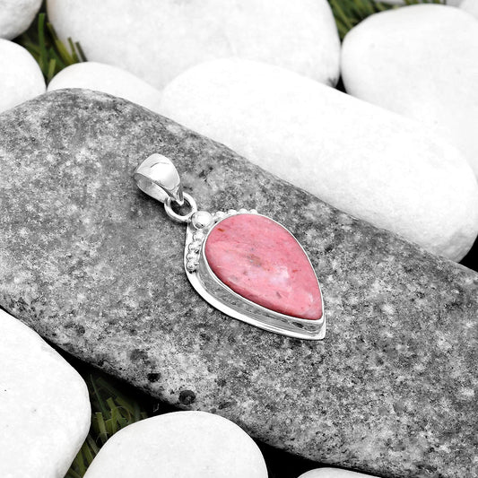 Natural Pink Tulip Quartz Pendant P-1350 SDP119815