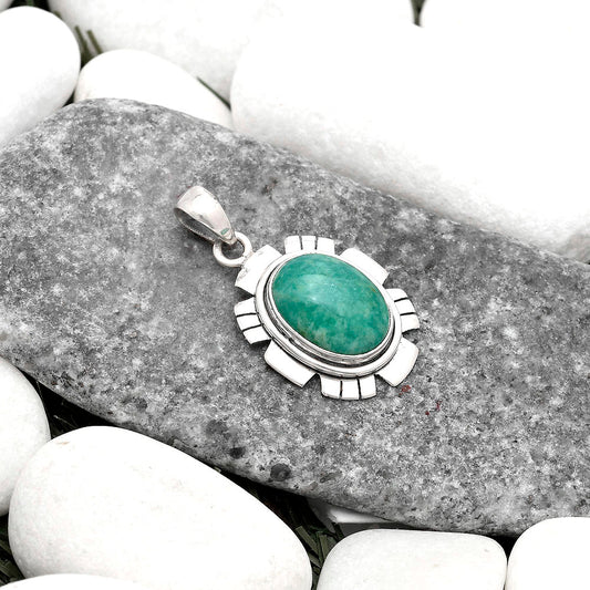 Natural Paraiba Amazonite Pendant P-1179 SDP119957