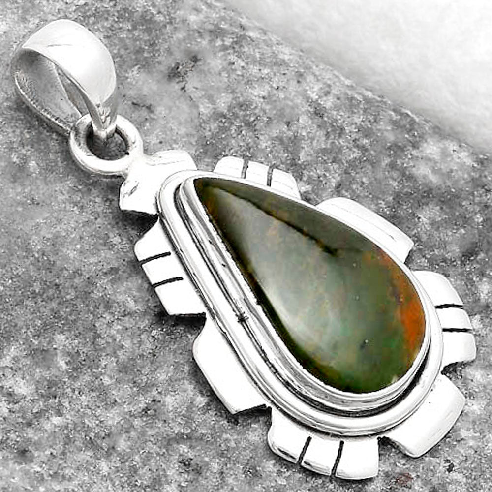 Natural Chrome Chalcedony Pendant P-1179 SDP119972