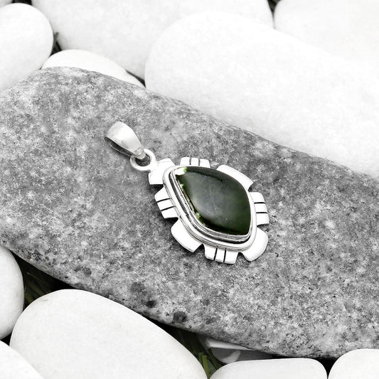 Natural Chrome Chalcedony Pendant P-1179 SDP119979