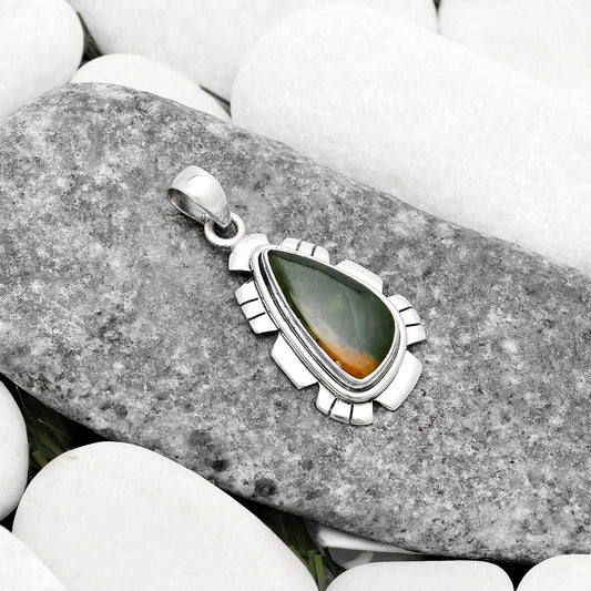 Natural Chrome Chalcedony Pendant P-1179 SDP119993