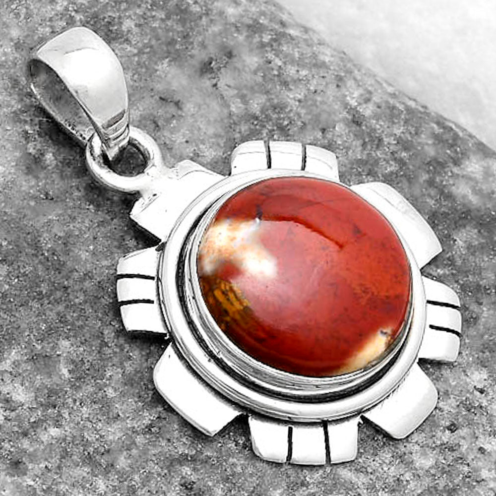 Natural Red Moss Agate Pendant P-1179 SDP119998