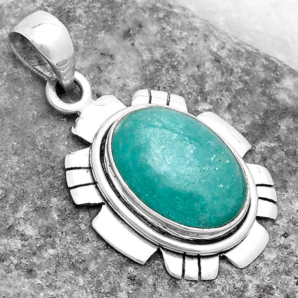 Natural Paraiba Amazonite Pendant P-1179 SDP120003