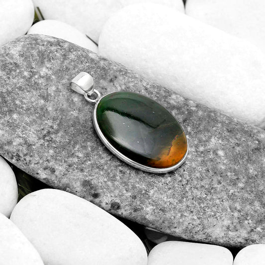 Natural Chrome Chalcedony Pendant P-1001 SDP120100